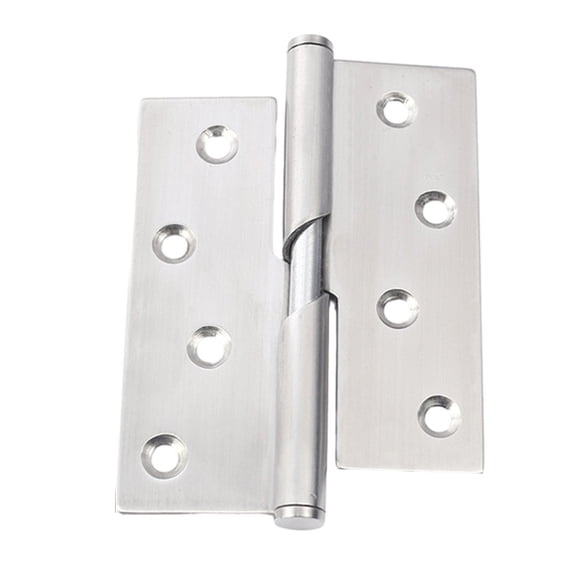 Stainless Steel Rising Lift Off Butt Door Hinges Left Right for Bathroom Toilet