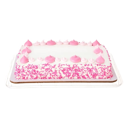 Freshness Guaranteed 1/4 Sheet White Cake with Buttercreme Frosting, 55 oz