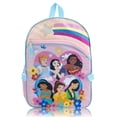 thumbnail image 3 of Disney Princess Backpack with Lunch Box for Girls  14" Princess Bookbag, Kids, Toddlers, Preschool  Insulated Lunch Bag, Cute Pink Glitter Rainbow School Bag with Top Handle, Travel Daypack Ages 3+, 3 of 7