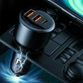 thumbnail image 3 of Car Charger 12-24 (V) Black Built-In Management Chip Car Charger Usb/Type-C, 3 of 8