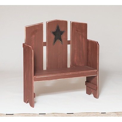 Kunkle Holdings Llc Primitive Rustic Miniature Deacon S Bench With