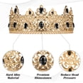 thumbnail image 5 of 5pcs Men's Birthday Accessory Set - Golden King Crown with Black King and Happy Birthday Sign, Men's Birthday Party Decorations and Supplies, Photo Booth Props Valentine, Mardi Gras, Kölner Karneval, 5 of 9