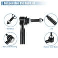 thumbnail image 6 of Unique Bargains 4pcs Front Inner Outer Tie Rod Ends Kit Inner Outer Suspension Steering Tie Rod End for Ford Flex, 6 of 7