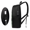 thumbnail image 6 of YFYANG 17" Laptop Backpack, Green Abstract Geometry Fashion Travel Work Backpack with USB and Headphone Cable Interface for Men and Women, 6 of 8