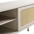 thumbnail image 3 of Media TV Stand Console Table, White, Wood, Living Room Lounge Cafe Lobby Hospitality Restaurant, Modern Contemporary HB34360, 3 of 9