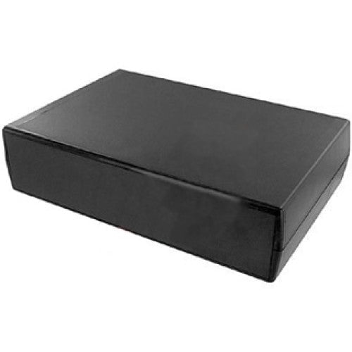 K-LH96-200 BLK - Boîte de Projet 8.6x6x2.2 Po PLAS BLK Noir PCB: 8.50INX 5.50 Po