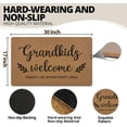 thumbnail image 3 of Doormat - Grandma Grandparents Gifts Door Mat - Funny, rustic, from grandkids to Grandma on Mother's Day, indoor/outdoor, 18×30in, 3 of 4