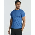 thumbnail image 2 of Real Essentials 5 Pack: Men’s Dry-Fit Moisture Wicking Active Athletic Performance Crew T-Shirt, 2 of 7
