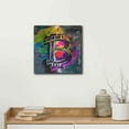 thumbnail image 5 of Luxe Metal Art 'Bitcoin Crypto King' by Epic Portfolio Metal Wall Art, 12"x12", 5 of 9