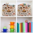 thumbnail image 6 of Yayeee 2 Pack Canvas Storage Basket with Handles for Shelves Fabric Bins Closet Organizer, Campfire Pattern, 6 of 8