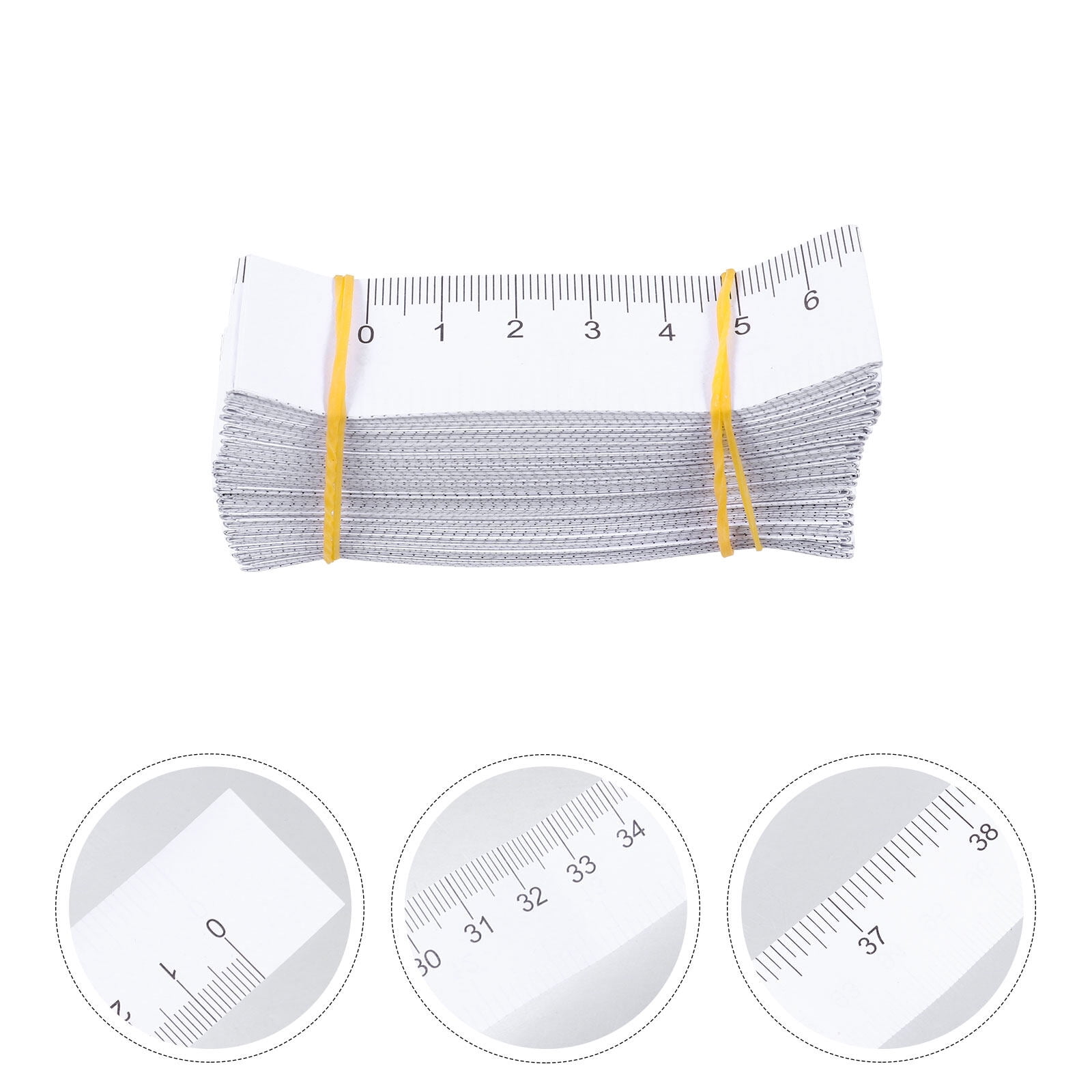 100pcs Disposable Doublesided Paper Tape Measure Wound Measuring