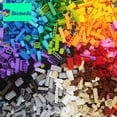 thumbnail image 2 of 120Pcs Building Blocks Bulk Lot Pack Sorted By Color Bricks Block Plate Toys Small Particles Bulk Compatible Legoeds DIY Kit,Standard Color,125g-bag, 2 of 7