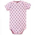 thumbnail image 5 of Touched by Nature Baby Girl Organic Cotton Bodysuits 5pk, Blossoms, 3-6 Months, 5 of 6