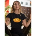 thumbnail image 2 of Pizza Women Black T-Shirt, Female XX-Large, 2 of 4