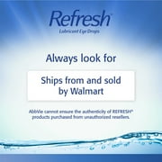 Refresh Optive Preservative-Free Artificial Tears Lubricant Eye Drops, 0.4 ml, 30 Count