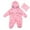 ZA Pink, variant on Rain Suit Kids Kids Toddler Waterproof Rain Suit Fashion Prints Lightweight Hooded One Piece Rain Suit Outdoor Rainwear Blue 2 Years-3 Years