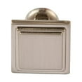 thumbnail image 2 of Utopia Alley 10pcs Valetta Cabinet Ring Pull Knob - Decorative Cabinet Drop Pull Knobs for Cabinets and Drawers - Vintage Cabinet Hardware with Hand Finished Brushed Nickel - Pull Knobs 0.94", 2 of 8