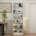 thumbnail image 3 of MONSLIPA 70.9''H Freestanding Pantry Cabinet with 4 Doors & 6 Shelves White, 3 of 6