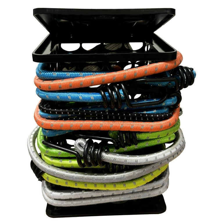 Ozark Trail Rubber Assorted Reflective Bungee Cords 12 Pack with