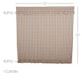 thumbnail image 3 of VHC Brands Annie Portabella Buffalo Check Ruffled Farmhouse Shower Curtain 72x72, 3 of 5