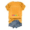 thumbnail image 7 of TYGHBN Summer Tops for Women 2025 Crew Neck Short Sleeve Tops Plus Size Dressy Casual Shirts Blouses Trendy Womens Short Sleeve T Shirt Compression Long Sleeve Women Womens Long Sleeved Tee Shirt, 7 of 7