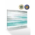 thumbnail image 2 of Turquoise Gray White Wall Art for Living Room,Canvas Picture Wall Decor for Bathroom Bedroom,Country Abstract Ombre Mottled Painting Artwork for Office Kitchen Hallway Dining Room Home Decor 24"x32", 2 of 8
