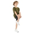 thumbnail image 3 of Athletic Works Boy’s Short Sleeve Athletic T-Shirt, 2-Pack, Sizes 4-18 & Husky, 3 of 15