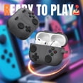 thumbnail image 3 of Comvin Compatible with Apple Airpods Pro 3 Case Cover with Cleaner Kit, Cool Funny Silicone Protective Case for AirPods Pro 3rd Generation Case (2025) for Men Boy,Black, 3 of 9