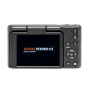 Kodak PIXPRO C1 Digital Camera with 180 Degree Flip Screen - 4X Optical Zoom - 13MP Sensor - Compact Point and Shoot Camera - 1080P Full HD Video for Travel and Vlogging (Black Color)