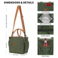 thumbnail image 2 of Bolsa Térmica Joymee para Almuerzo para Mujeres y Hombres Adultos Verde 10L, 2 of 8
