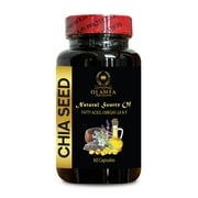 CHIA SEED SUPPLEMENT - chia seeds bulk, energy supplements for women, immune boosters for adults, Chia Seed Based EPA DHA Omega 3 Supplement - 1 Bottle 60 Capsules