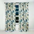 thumbnail image 4 of Designart "Serene Peony Damask" Floral Blackout Curtain Single Panel, 4 of 4