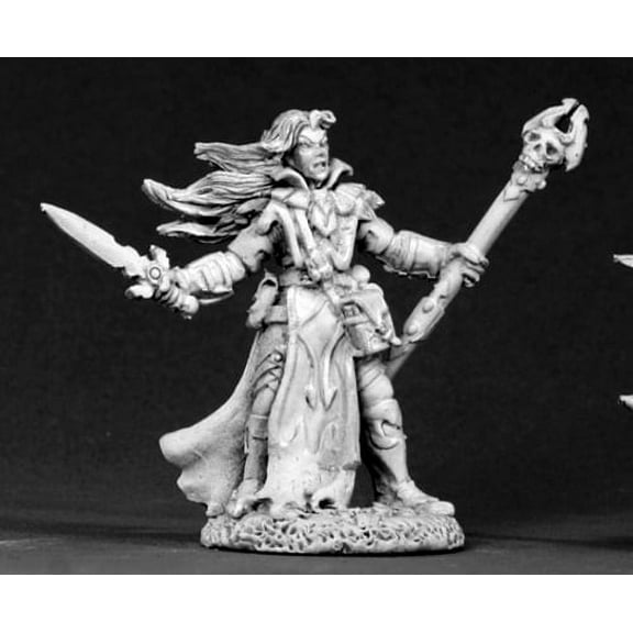 Reaper Miniatures Dark Elf Sorcerer #02613 Dark Heaven Legends Unpainted Metal