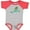 Heather and Red, variant on Inktastic San Juan Puerto Rico Boys or Girls Baby Bodysuit