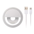 thumbnail image 2 of Led Clip-On Camera Fill Light, Round Rechargeable Dimmable Lighting For Mobile Photography, Vlogging, Content Creation, Streaming Video Calls And Outdoor Portraiture, Includes 1, 2 of 6