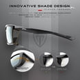 thumbnail image 3 of Gafas de sol deportivas polarizadas ATTCL con montura cuadrada TR90 1124, 3 of 7