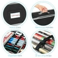 thumbnail image 4 of Hearth & Harbor Wrapping Paper Storage Container, Christmas Gift Wrap Storage Organizer with Interior Pockets - Fits Up to 22 Rolls of 40", Black, 4 of 7