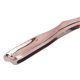 thumbnail image 3 of Professional Foldable Straight Edge Razor Barber Men's Shaving Razor Plating Blade Holder(Placage d'or rose ), 3 of 4