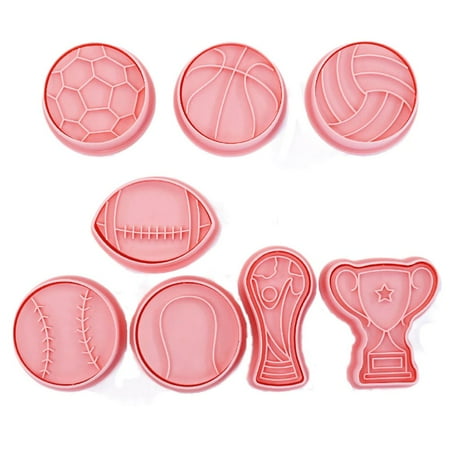 

8pcs/set Cake Tool Soccer Pastry Decorating Football Baking Mould World Cup 3D Cookie Cutter Biscuit Mold