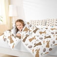 thumbnail image 3 of Erosebridal Kids Rabbit Eggs Bedding Comforter Set, Happy Easter Queen Bedding Sets, 7 Pieces, 3 of 7