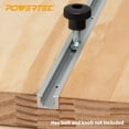 thumbnail image 2 of POWERTEC 2PK T-Track 48-Inch Heavy Duty | Specialized T Slot Track Mounting for 1/4”-20 Hex Bolt, 71351-P2, 2 of 8