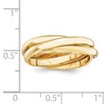 thumbnail image 4 of 14k Yellow Gold Rolling Ring Size 4 Wedding Fancy, 4 of 8