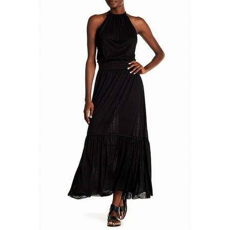 Women's Dress Small Halter Tie Drape Sheath S
