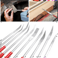 thumbnail image 2 of 10PCS Diamond File Set-3x140mm Curved Shaped Needle Files for Precision Metalworking, Woodworking, Jewelry, and Crafting, 2 of 7