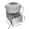 thumbnail image 5 of Home Kitchen Dough Mixer 1100w Dual Rotating Dough Kneading Machine Commercial Pizza Bakery Maker Food Mixer Electric Dough Mixer Lid& Timer For Restaurant, Pizzeria & Bakery, 5 of 16