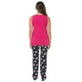 thumbnail image 3 of Just Love 100% Cotton Womens Sleepwear Pajama Set  Soft & Eco-Friendly (Pink - Sleeping Owls, Small), 3 of 3