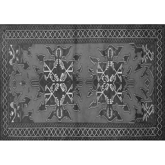 Ahgly Company Indoor Rectangle Persian Gray Traditional Area Rugs, 7' x 10'
