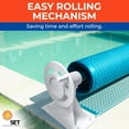 thumbnail image 4 of Rouleau Solaire pour Piscine Enterrée avec Kit de Matériel (Tube Non Inclus), 4 of 8