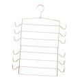 thumbnail image 2 of Tongina Bra Hanger Folded Clothes Hanger Closet Organizer for Home Apartment Travel Dorm Gold, 2 of 8