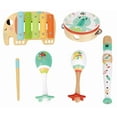 thumbnail image 1 of TOOKYLAND Ensemble d'Instruments de Musique - 6 Pcs - Jouet de Percussion et Enregistreur, 18 M+, 1 of 9
